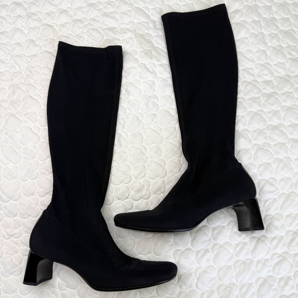 Gucci Heeled Knee-High Boots Size 7.5 - Picture 1 of 7